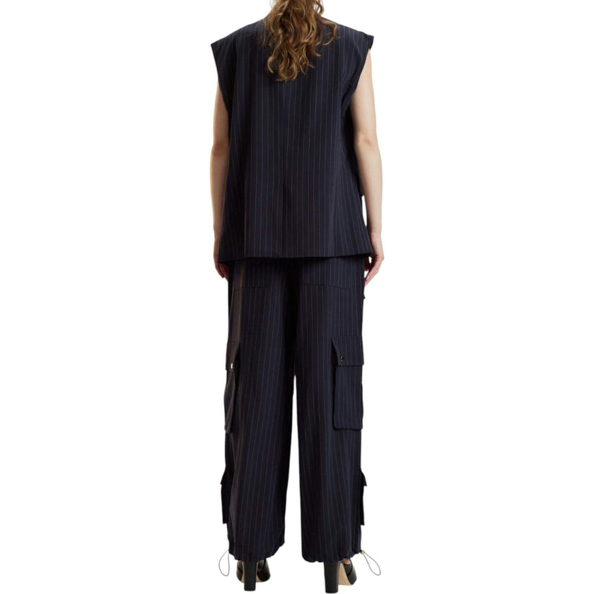 Pinstripe Cargo Pants
