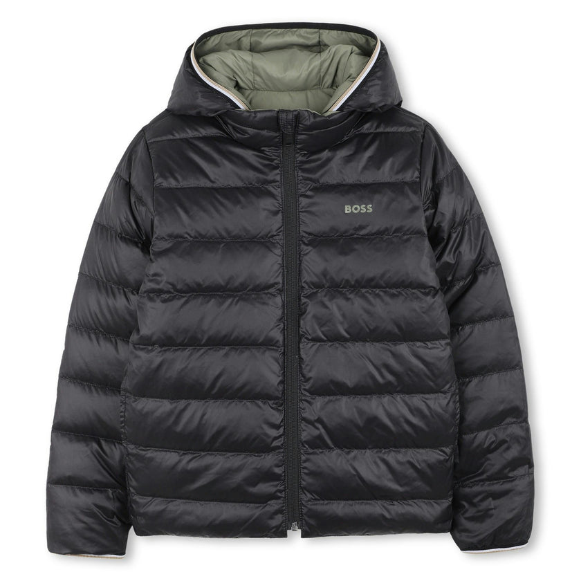 Green Reversible Puffer Jacket