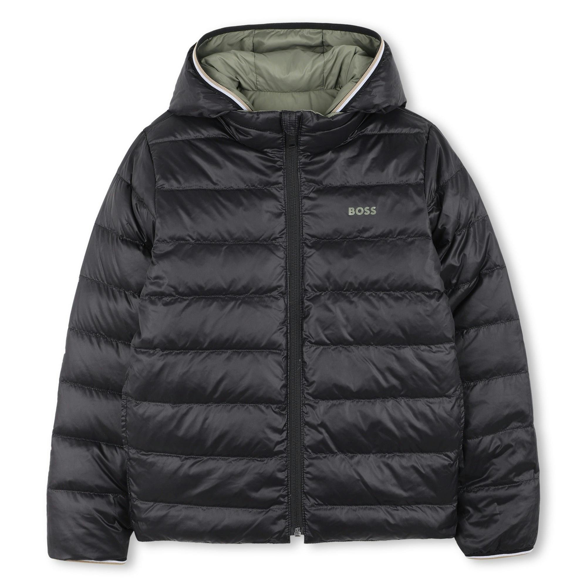 Green Reversible Puffer Jacket