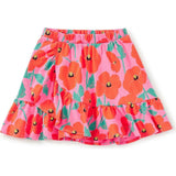 Ruffle Skirt, Red