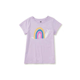 Rainbow Snail Graphic Tee, Primrose