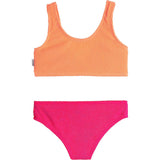 Izy Crinkle Tie Bikini Swimsuit - Watermelon Lipstick
