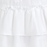 White Tiered Lace Dress