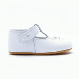 Robin British Pre-Walker Baby Shoes - White