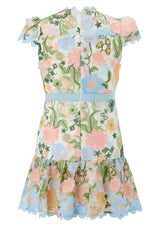 Rosalie Embroidery Mini Dress