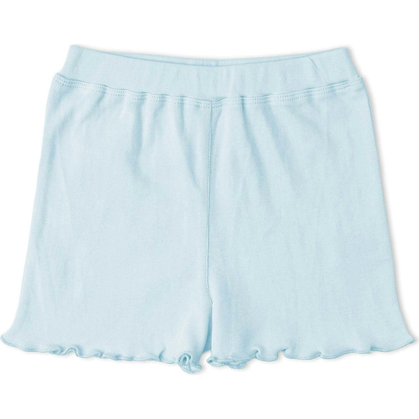 Organic Sleeveless Flutter Top & Shorts Set - Lobster