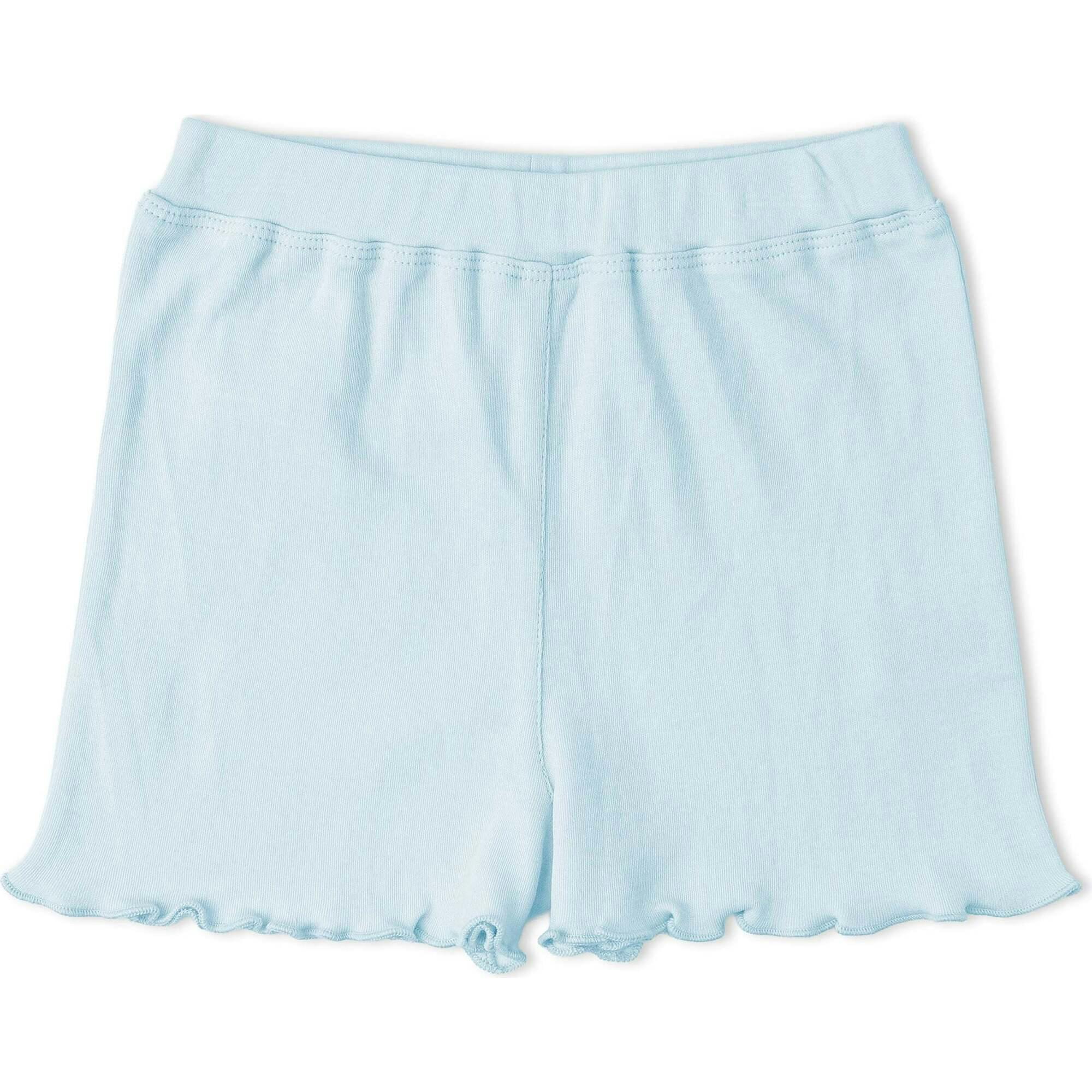 Organic Sleeveless Flutter Top & Shorts Set - Lobster