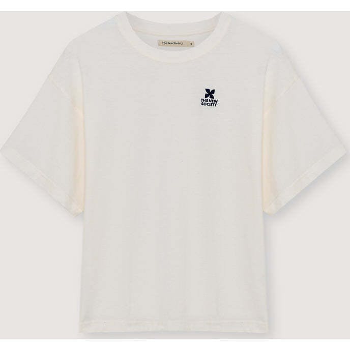 TNS Logo Woman T-Shirt Ecru