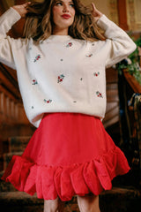 Kendy Skirt in Poinsettia