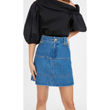 Women's Short Hudie Skirt, Blue