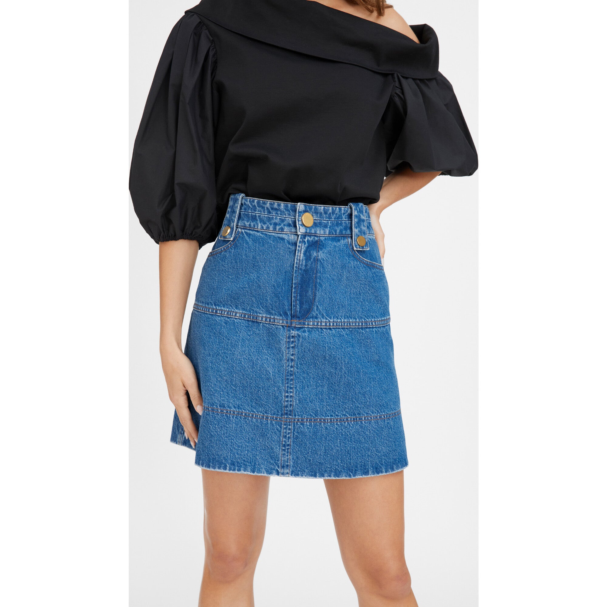Women's Short Hudie Skirt, Blue