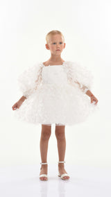 White Bell Mariposa Dress