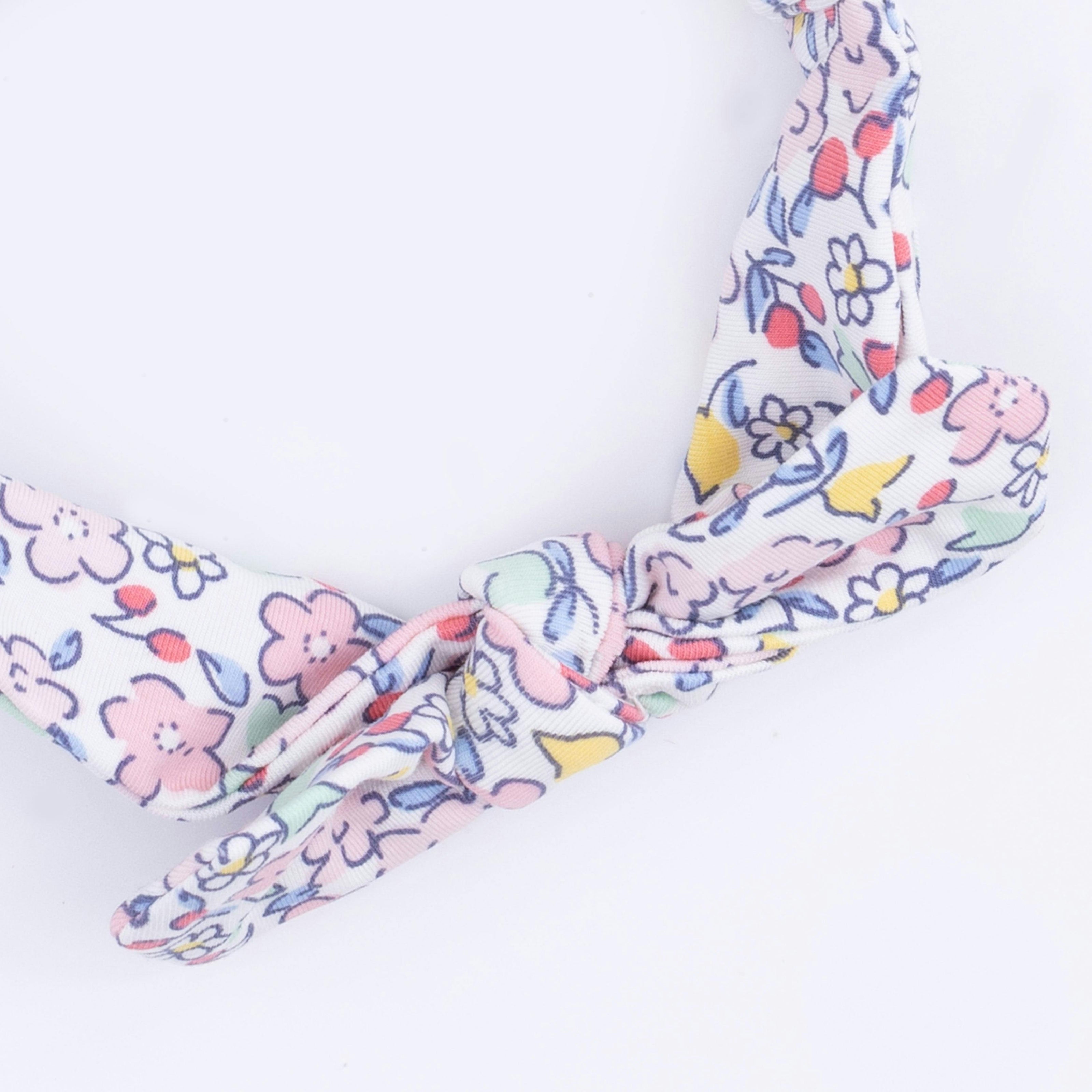Elizabeth's Garden - Ruffly Strap Overall & Headband
