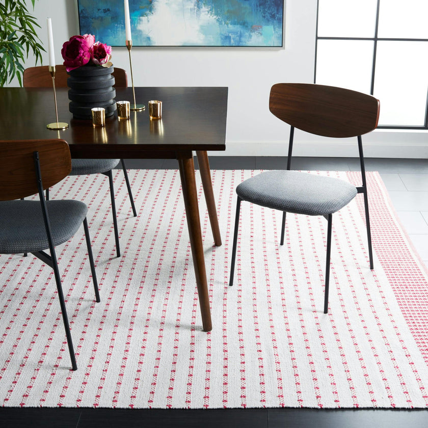 Montauk Dottie Rug, Red