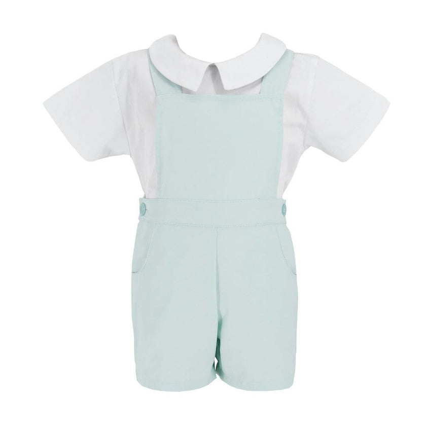 Edward Boy Overall Set - Fall Leaves