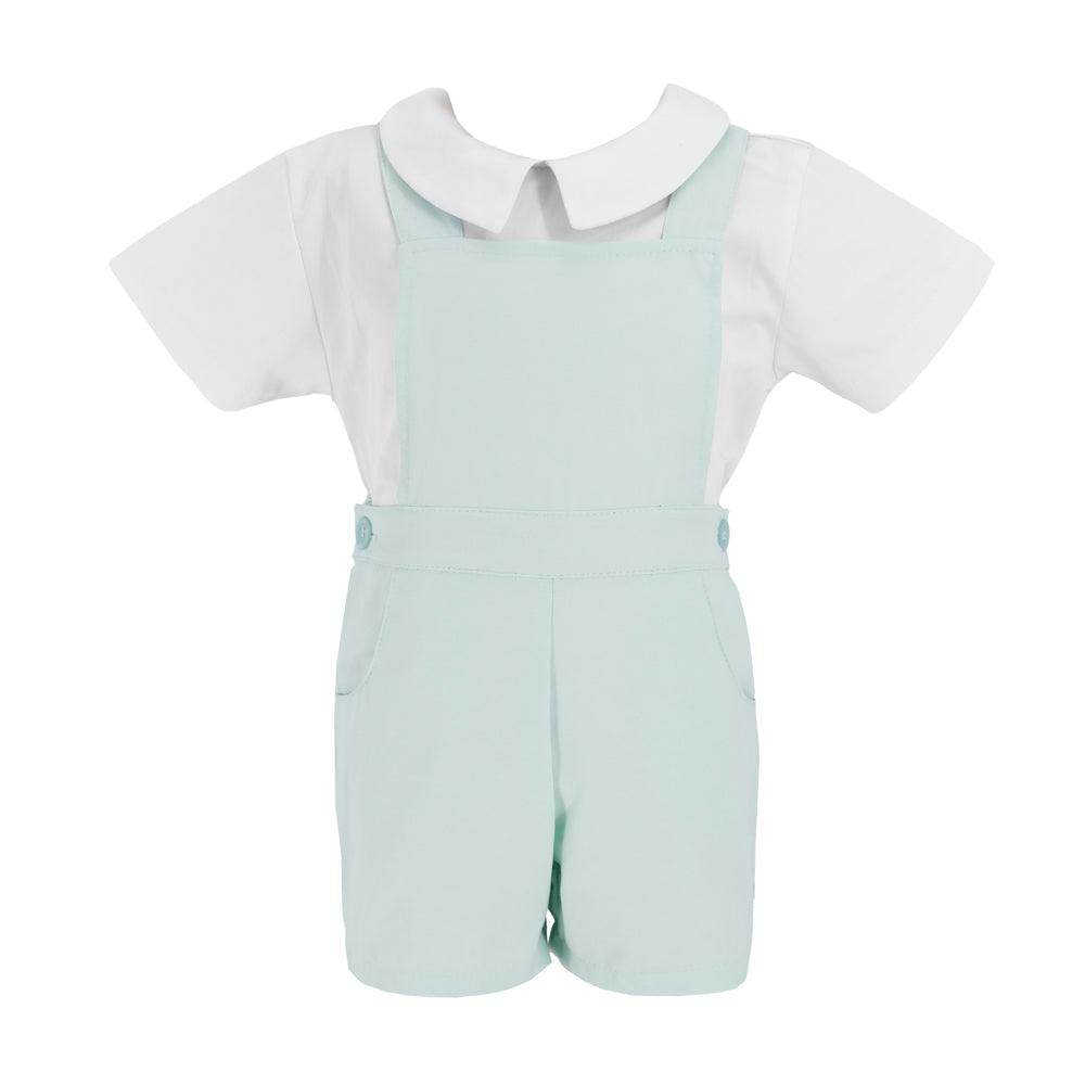 Edward Boy Overall Set - Fall Leaves
