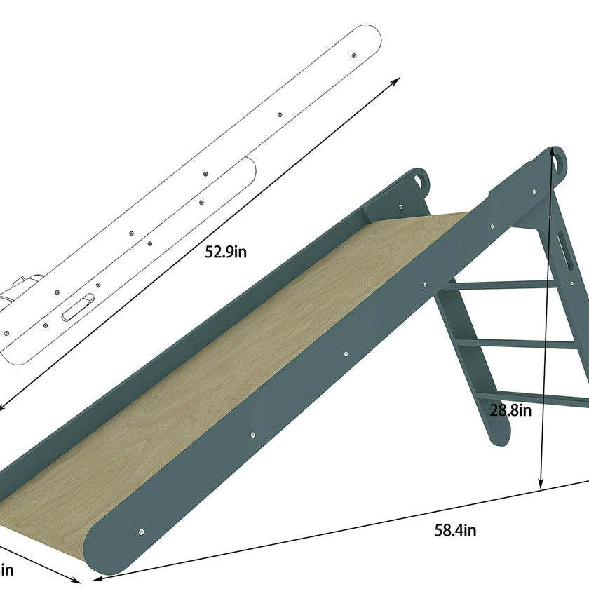 Holland- Wooden Folding Slide