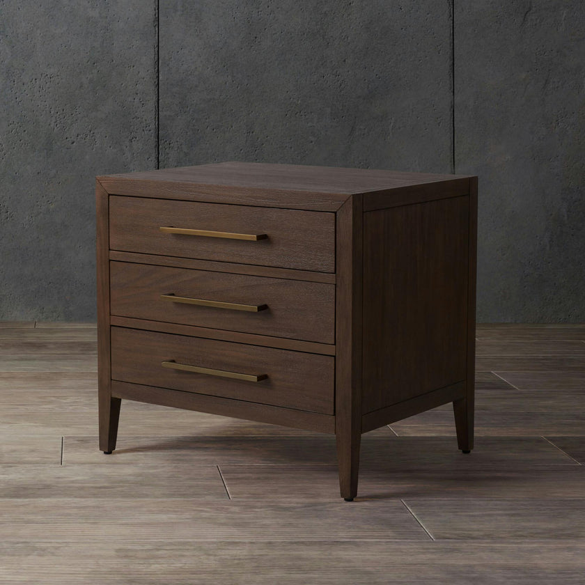 Ariella 3 Drawer Nightstand