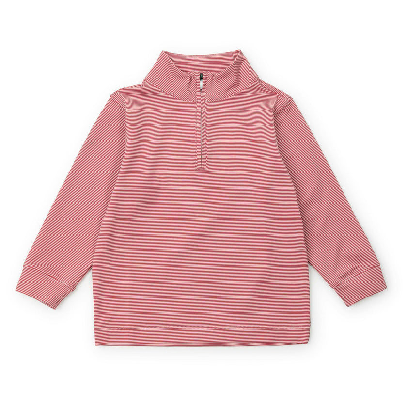 Sam Performance Pullover by LH Sport Red Stripes