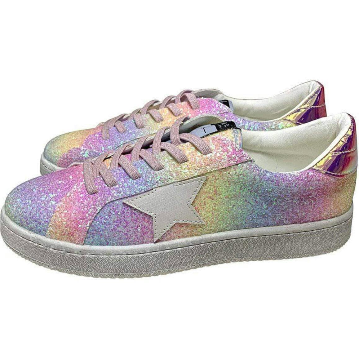 Ombre Glitter Star Sneakers