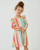 Organic Ruffle LS Dress