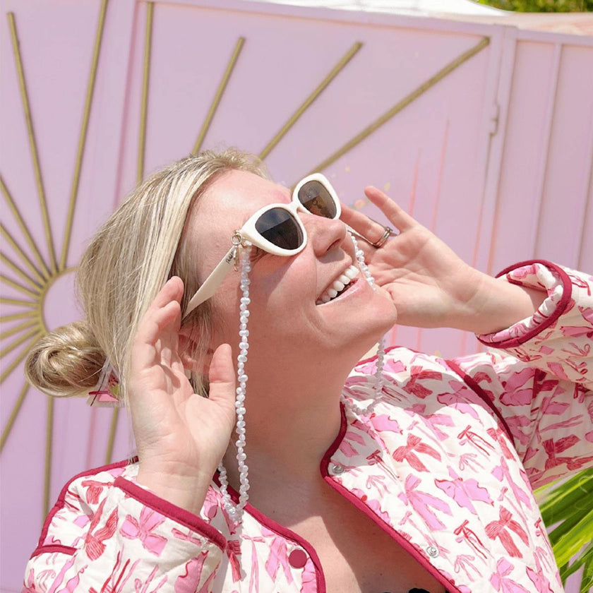 Packed Party Sunny Days Sunglasses & Pearl Strap Set