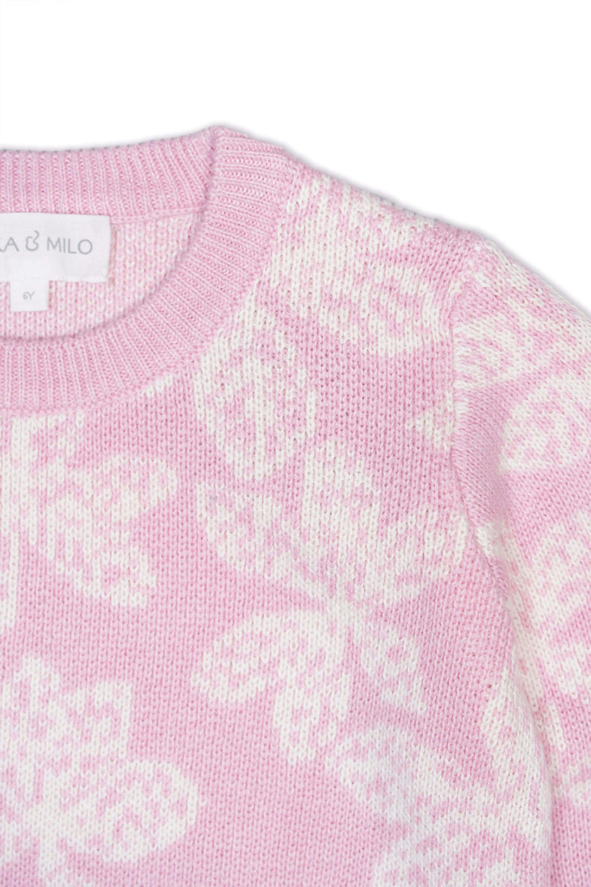 Chestnut Leaves Jumper | Bubble Gum