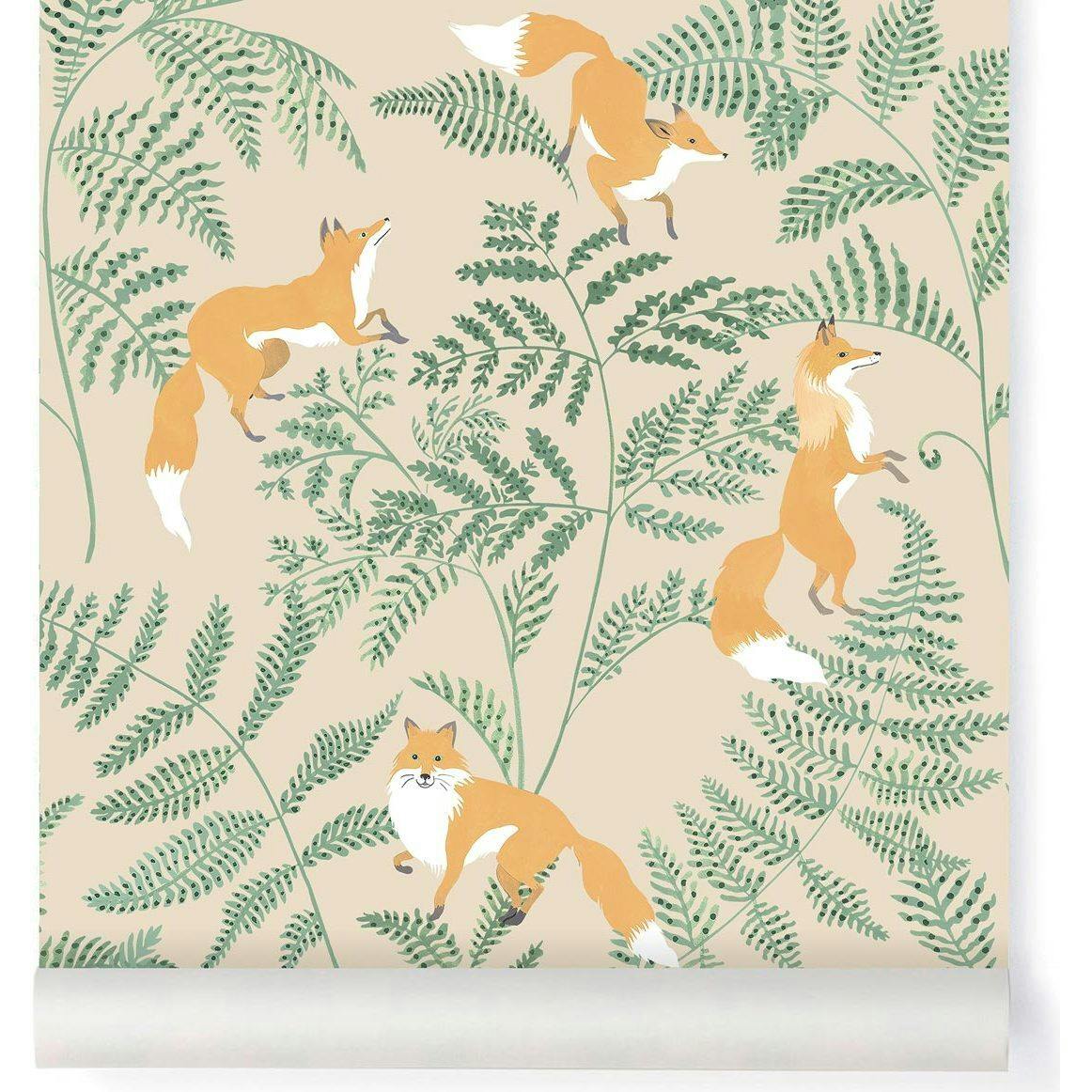 Papier peint KITSUNE coloris Beige