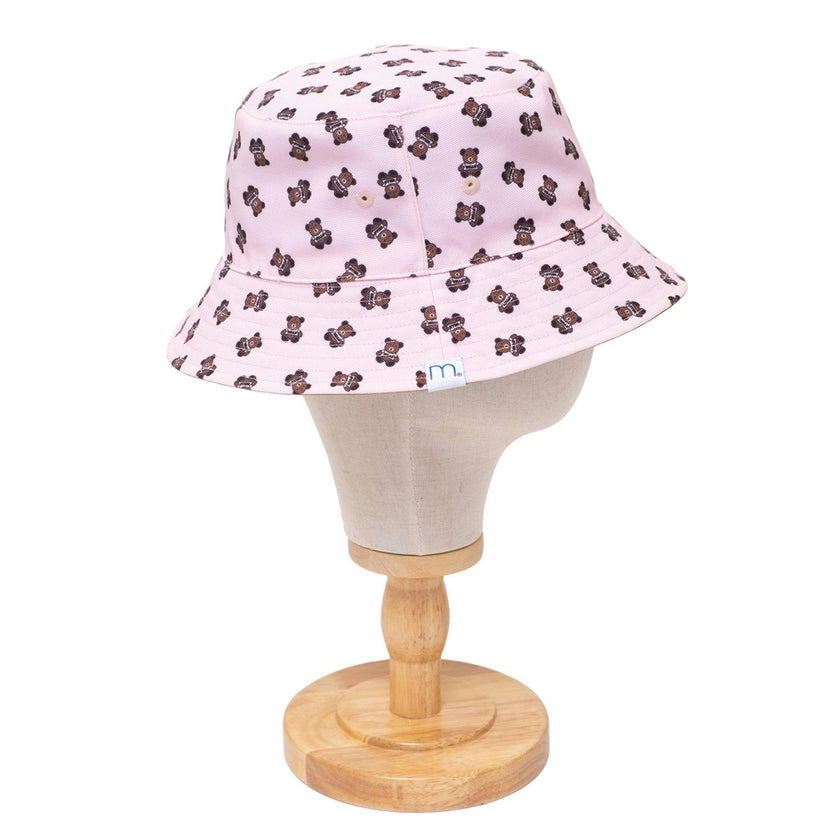 Reversible Bucket Hat – Pals in Print Collection: Teddy Bears