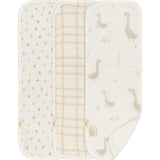 Charlie 3-pc. Farmhouse Goose Newborn Baby Burp Cloth Set
