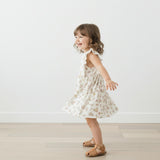 Organic Flutter Dress - Meadow