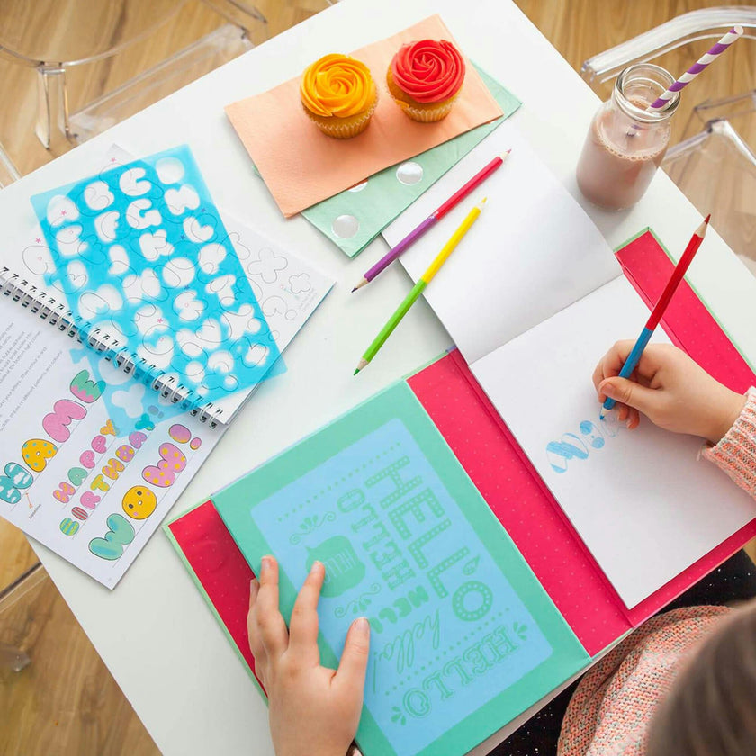 Tribe: The Lovely Book of Lettering - Stencil-Trace-Create