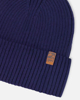 Knit Hat Navy Blue