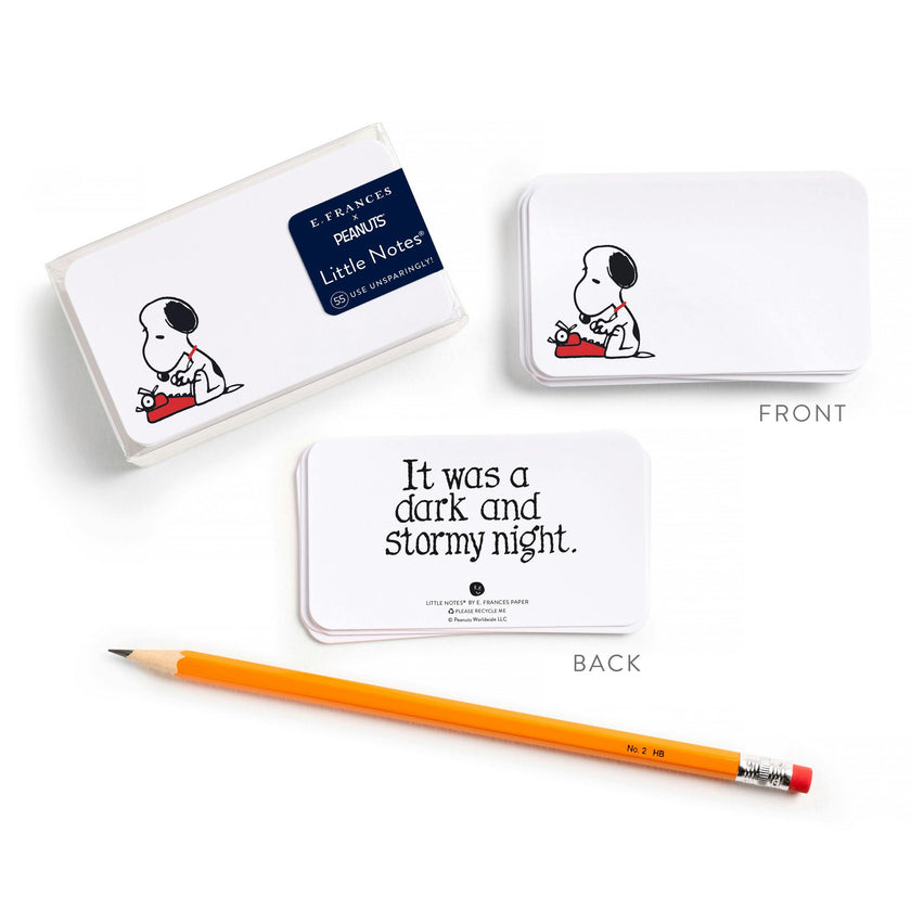 E. Frances x Peanuts® Snoopy Typing Little Notes®