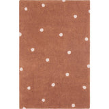 Rectangular Washable Mini Dot Rug