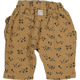 All-Over Minimalistic Print Ruffle Pocket Gauze Pants