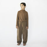 Rib Mock Neck Long Sleeve Top