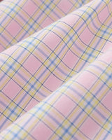 Women's Twill Pajama Set in Peony Plaid