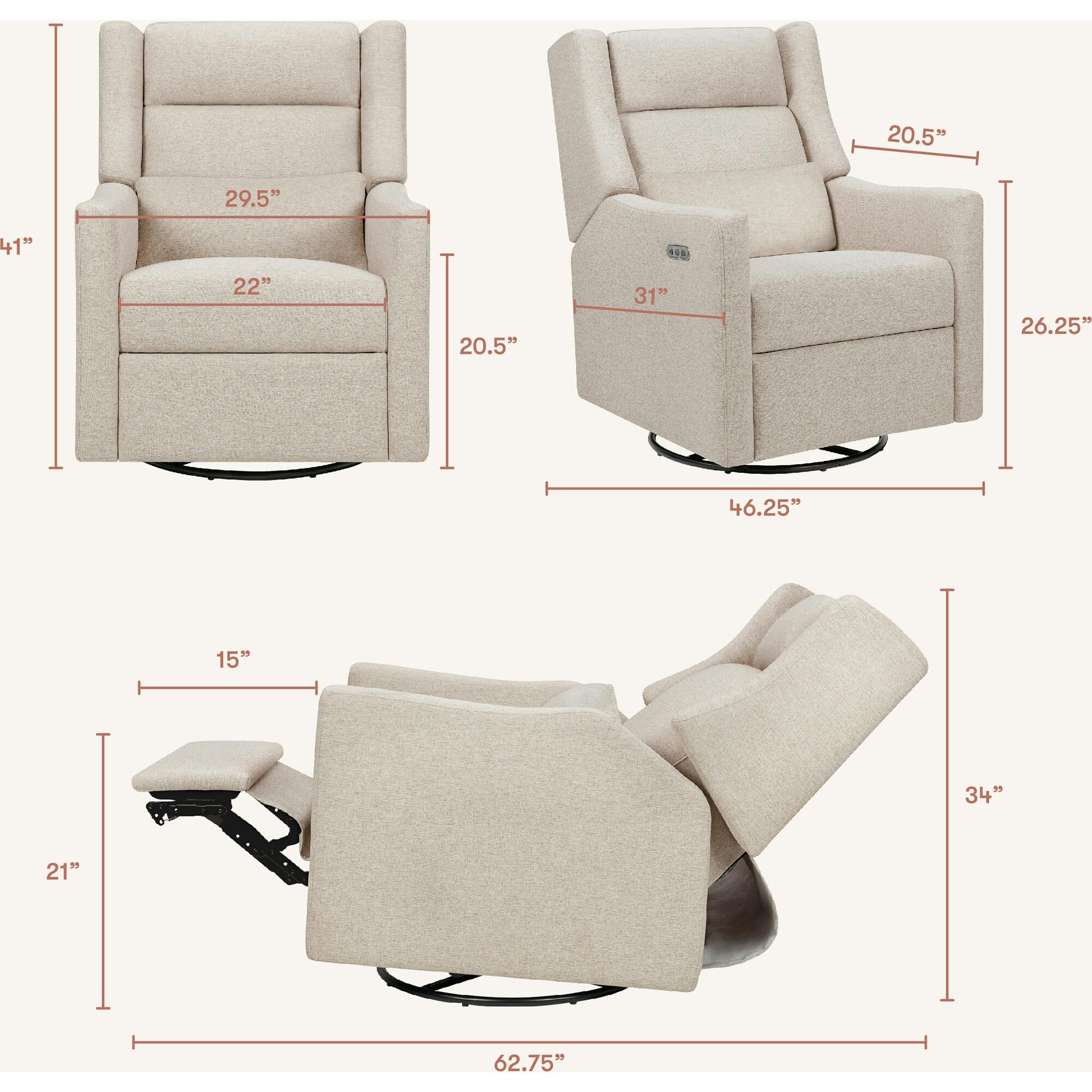 Kiwi Plus Power Recliner and Swivel Glider