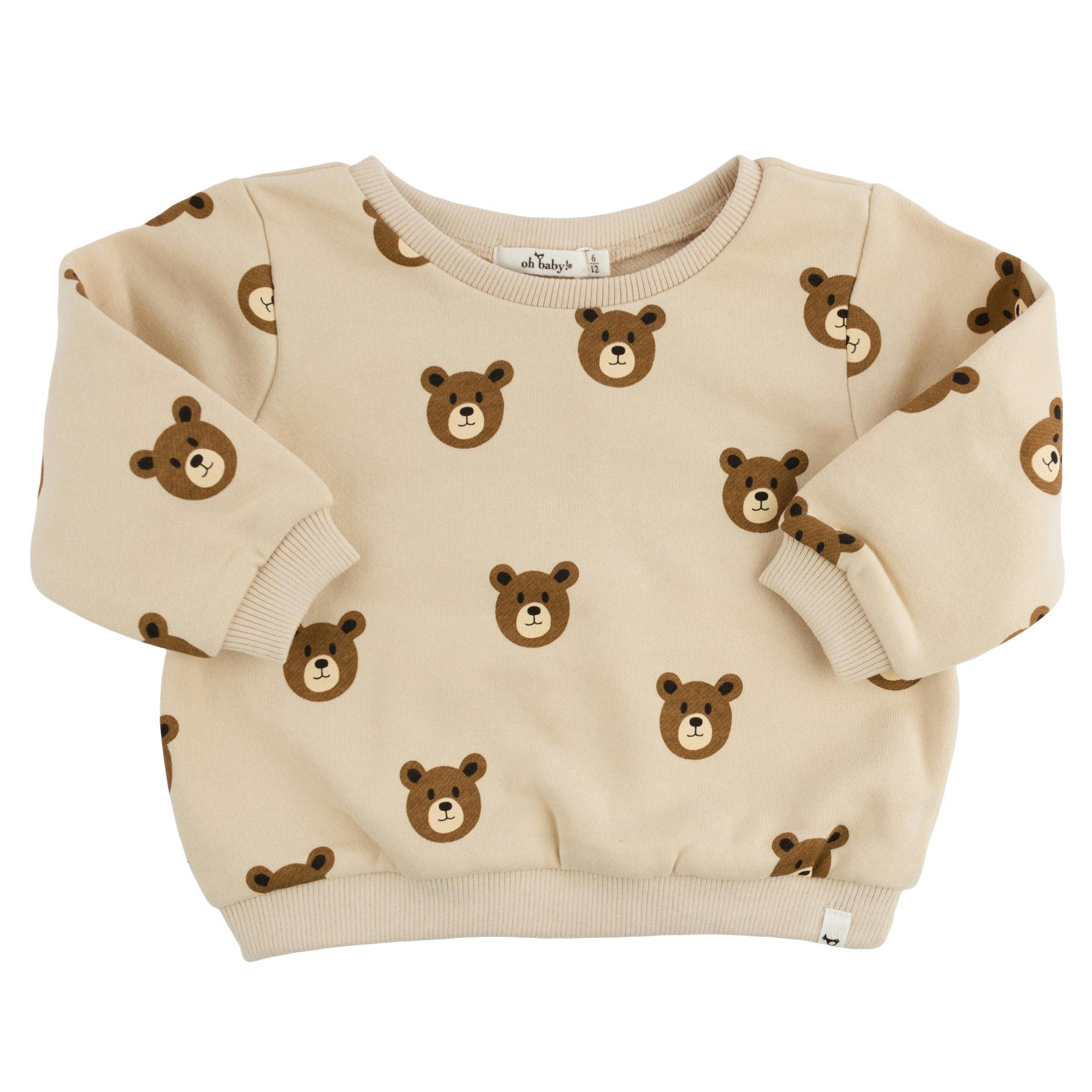 Teddy Face Print Brooklyn Boxy