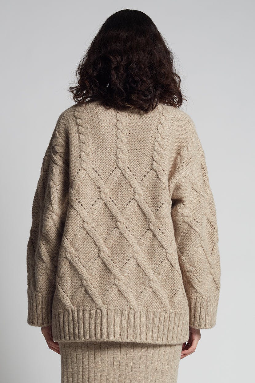 KAYLN CARDI | OATMEAL MELANGE