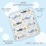 RIVER 10-Pack Baby Wash Cloths
