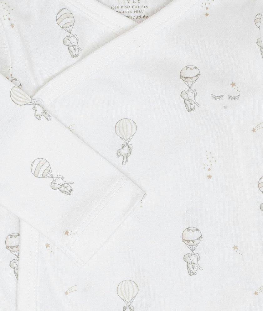 Flying Elephants Crossed Body