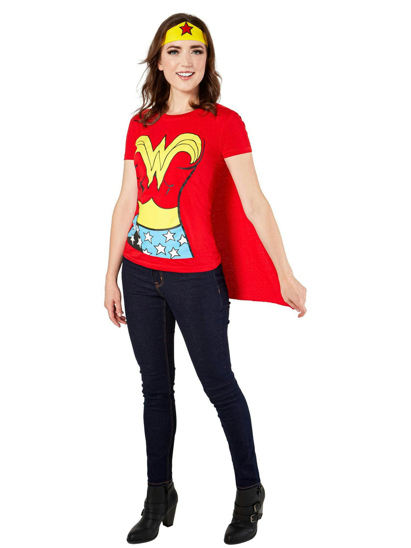 Wonder Woman T-Shirt Adult Costume Kit