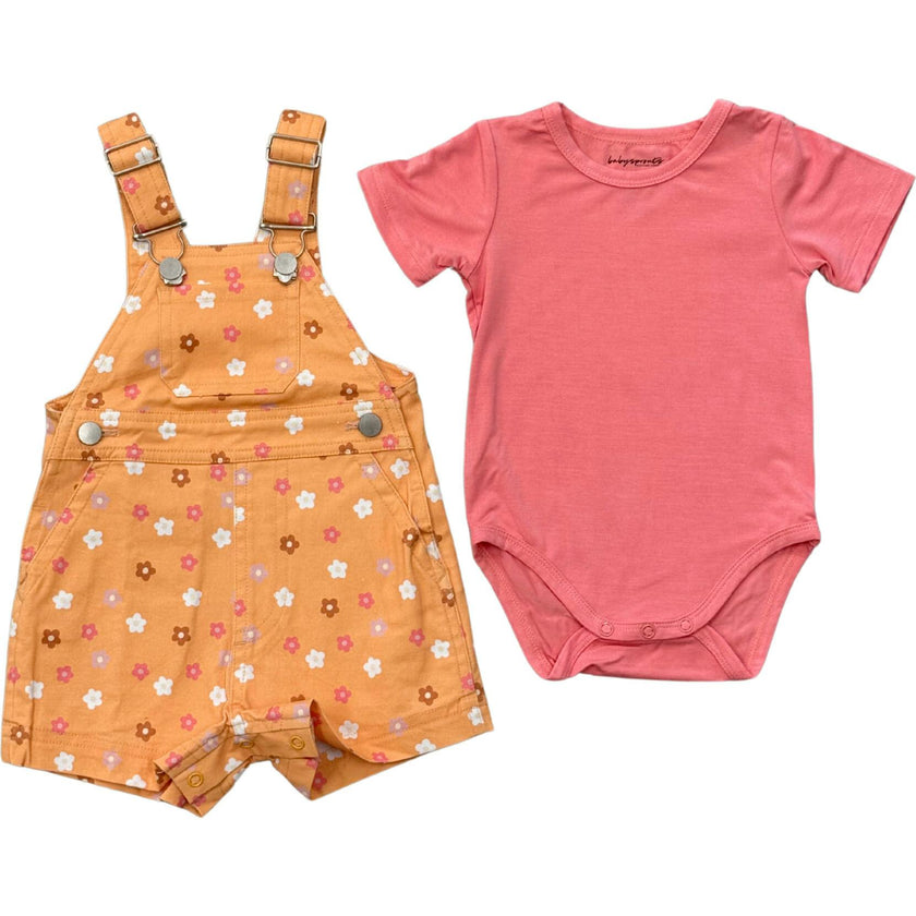 Baby Cotton Overalls Set