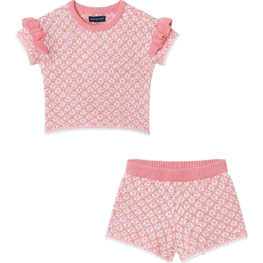 Kids Crochet Top & Short Set