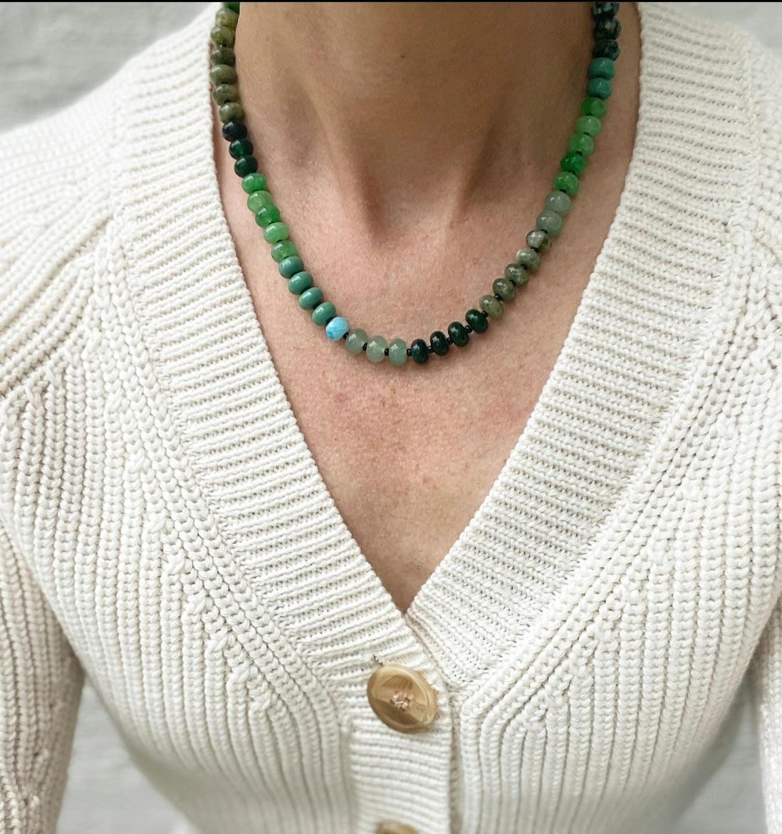 Secret Garden Gemstone Necklace