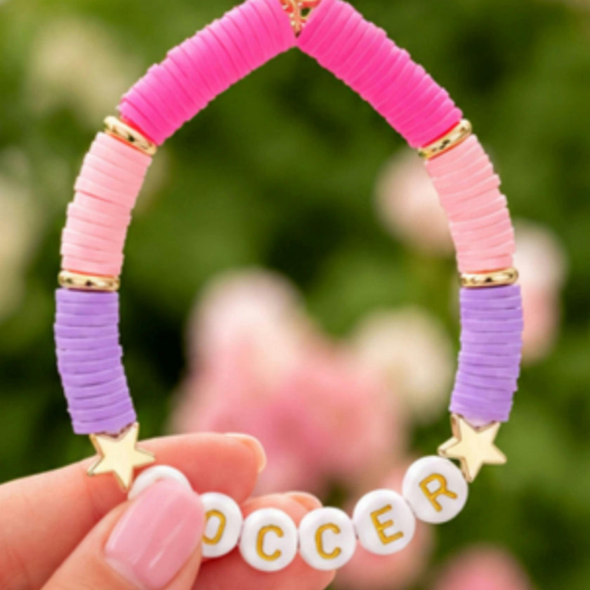 Girls Soccer Bracelet