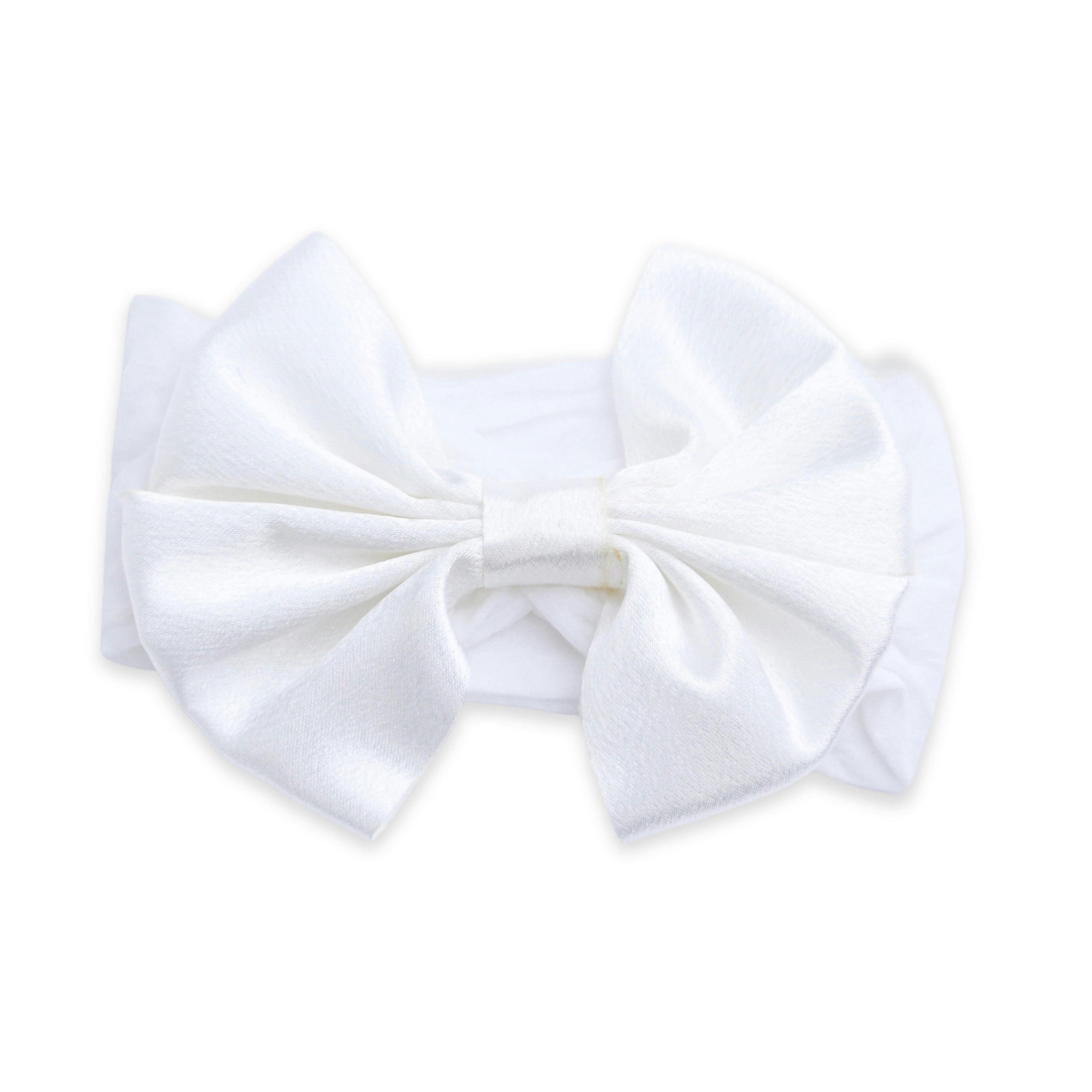 Multicolor Elastic Bow Headband Set
