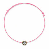 Kids Sparkle Heart Charm Bracelet